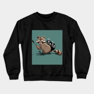 raccoon Crewneck Sweatshirt